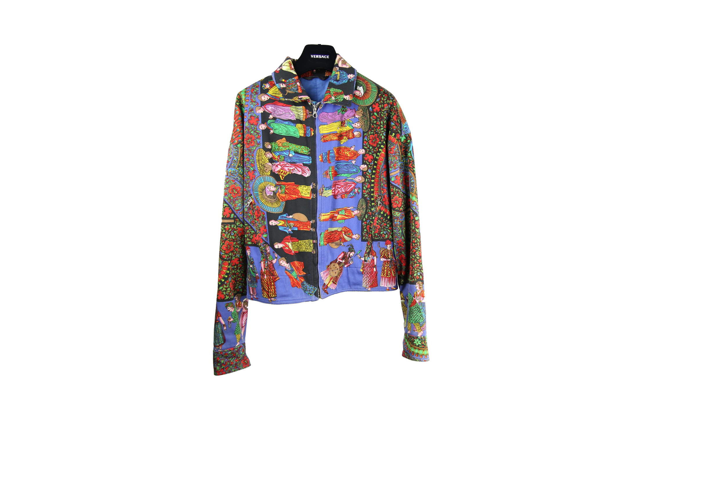GIANNI VERSACE S/S 1992 CROPPED PEACOCK JACKET