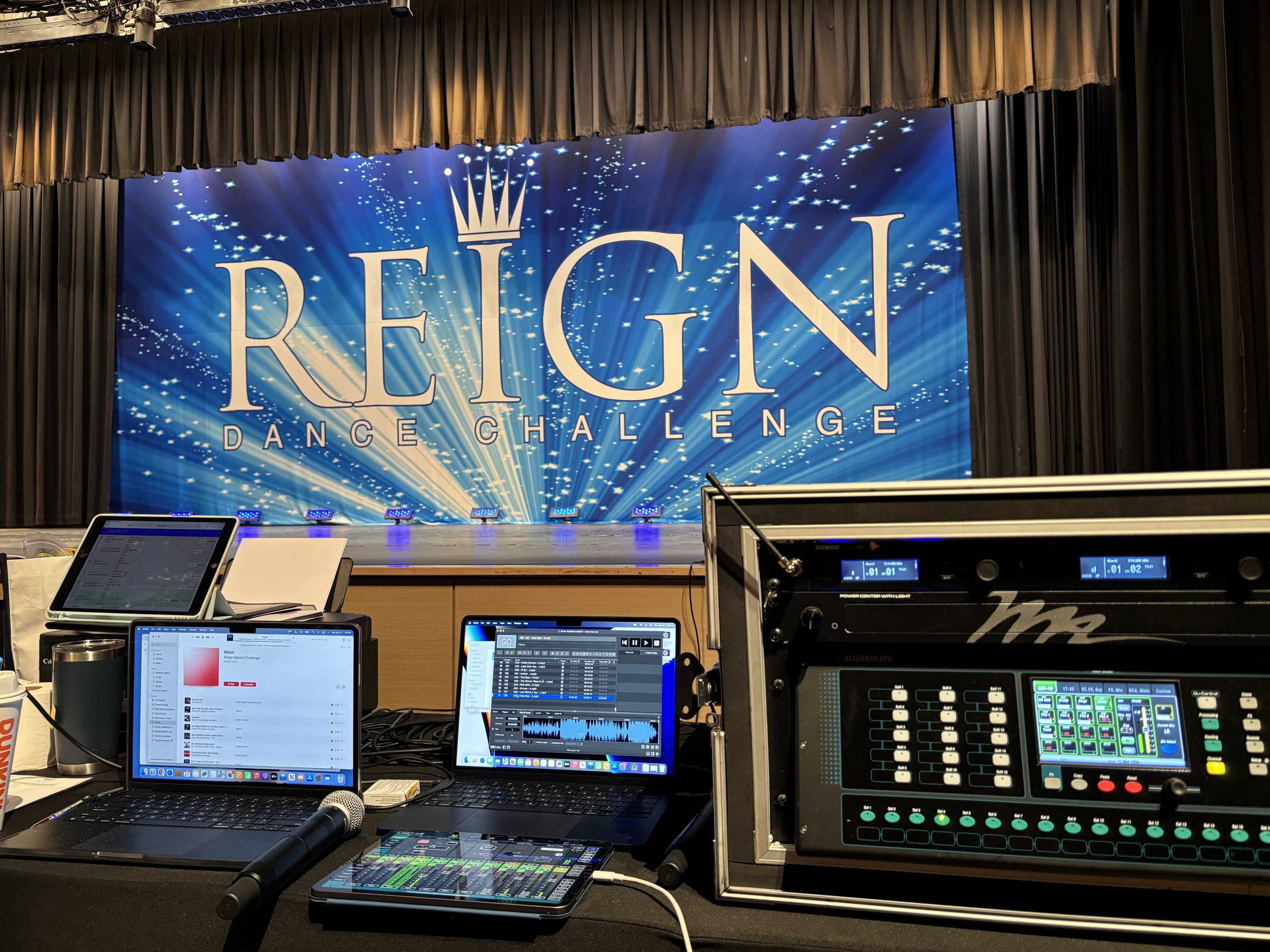 Production support for dance competition