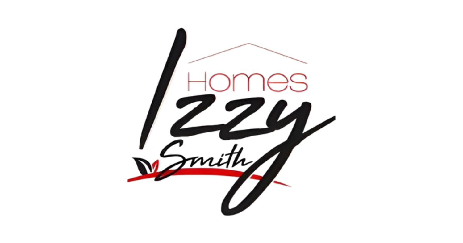 Logo for 'Homes by Zzy' with stylized black cursive text and red accents.