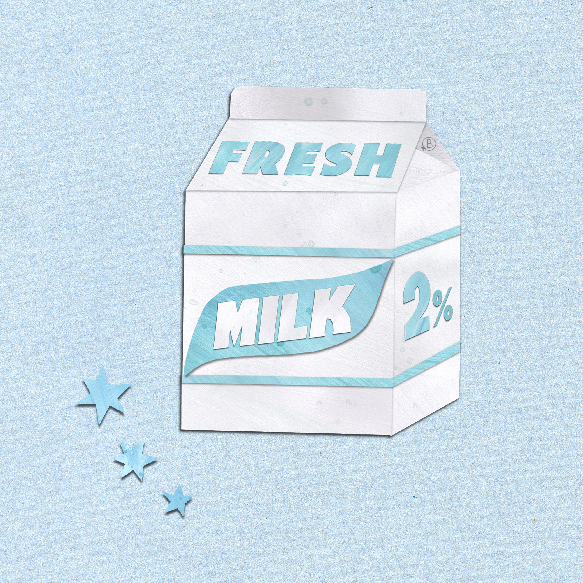 Milk Carton Illustration | Supermarket Magic Collection