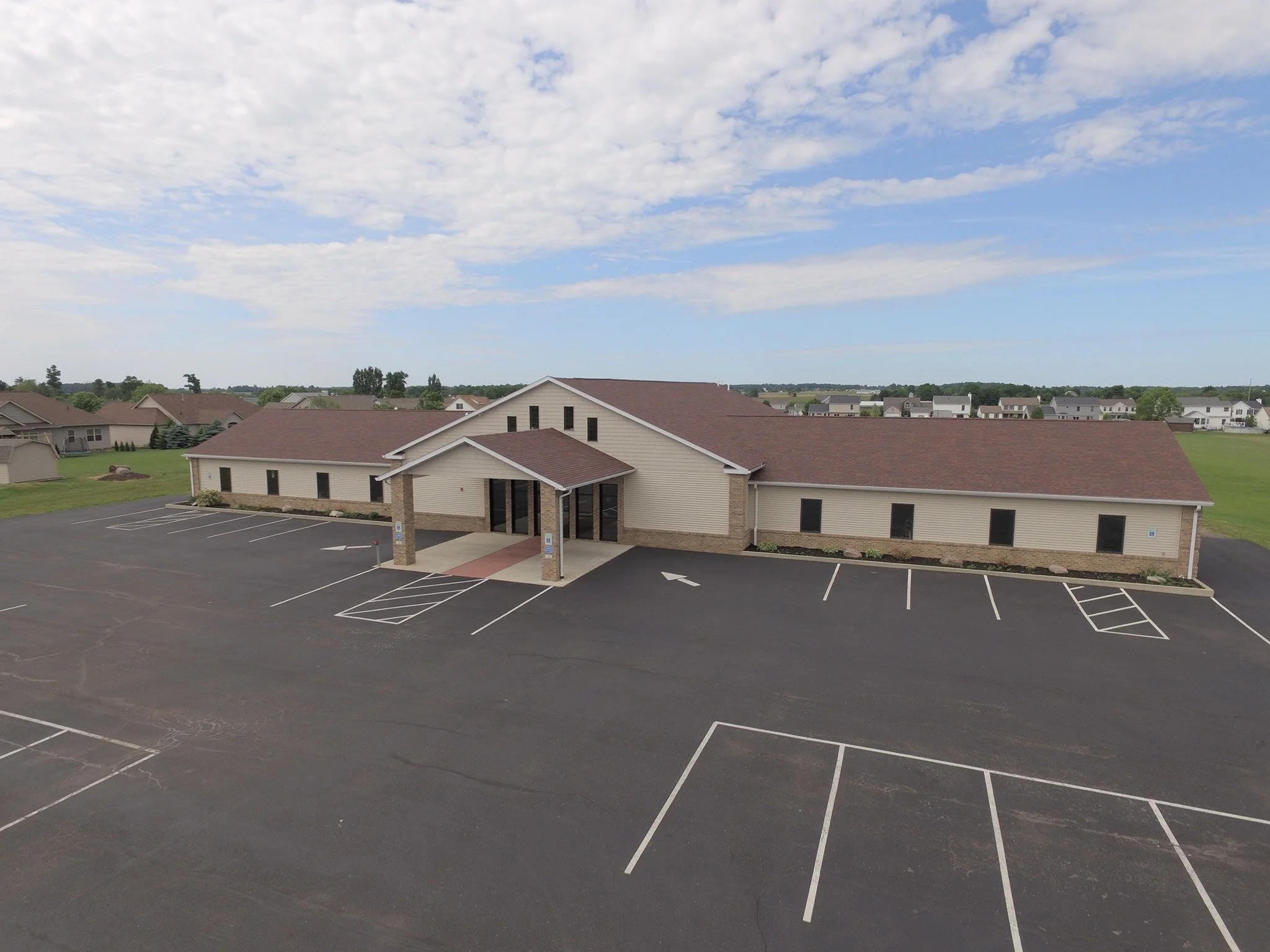 A photo of Life Ministries on a sunny day.