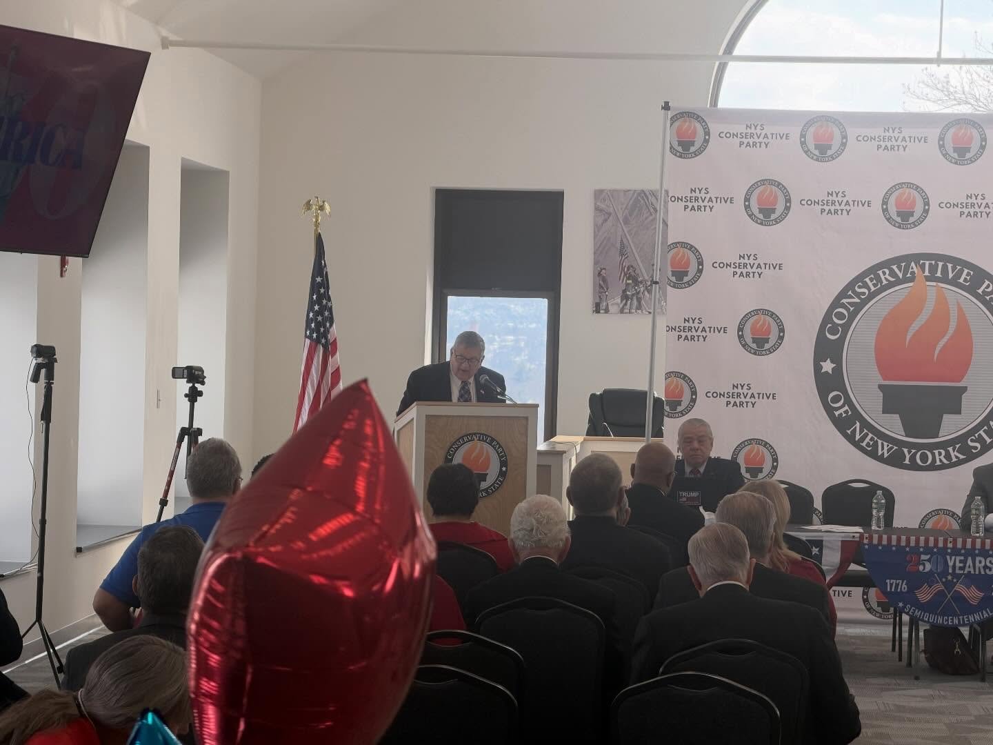 Today we were proud to attend the @cpnystate Convention in Stony Point, led by Chairman @gerardkas, alongside fellow members of the State Committee and the State Executive Committee.

We officially nominated @bruceblakeman for Governor - Make New Yor