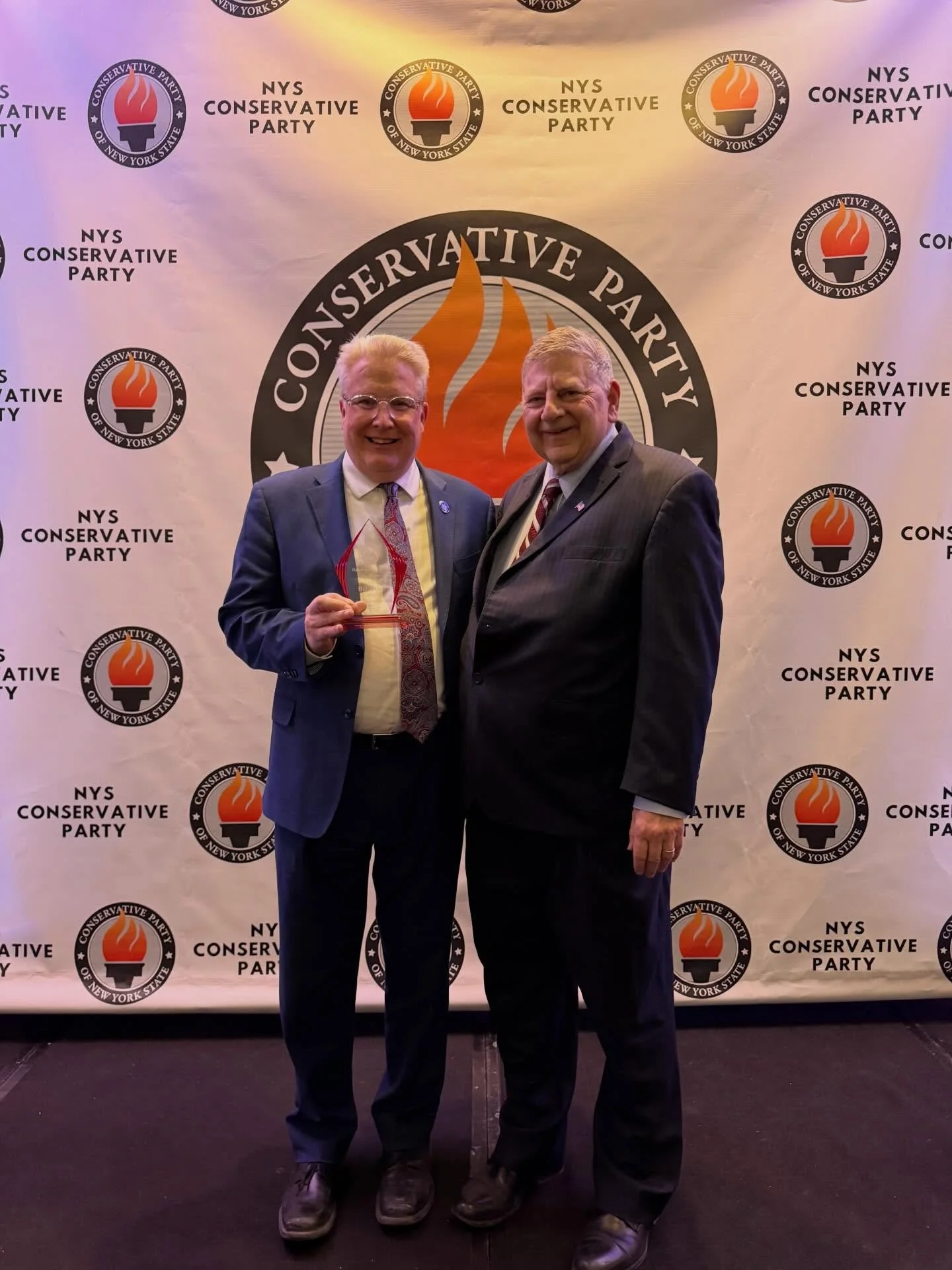 Yesterday, we proudly attended the @cpnystate CPAC conference, featuring an impressive lineup of speakers and candidates. NYS Chairman Jerry Kassar spoke about what&rsquo;s at stake in this critical upcoming election and made it clear the Conservativ