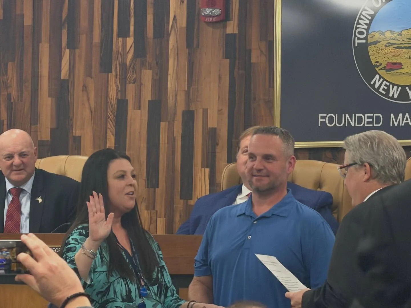 Great being at the Clarkstown Swearing-In Ceremony, recognizing our local leaders as they are sworn in to continue their service and welcoming a new member of the board. Wishing them continued success as they serve the Town of Clarkstown.