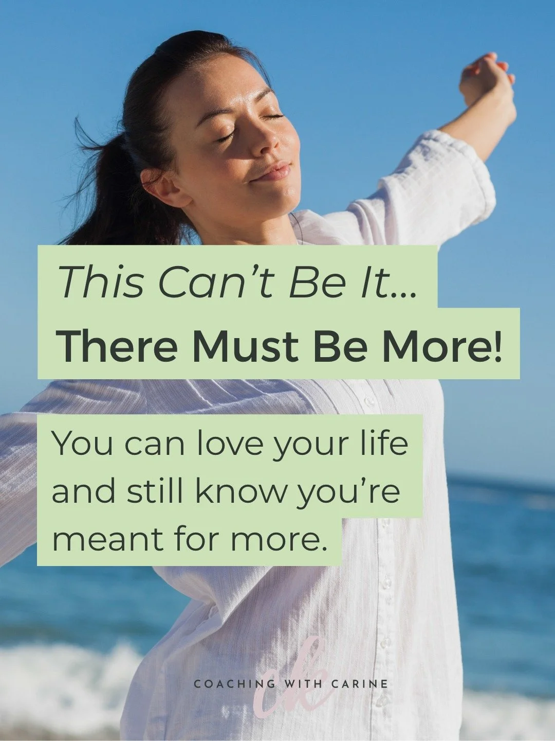 You can love parts of your life and be grateful&hellip;
and still know you&rsquo;re meant for more.

👉More purpose.
👉More freedom.
👉More alignment.

That feeling is not selfish.
It&rsquo;s information. 💫

What could happen if you listen? ✨ 

Comm