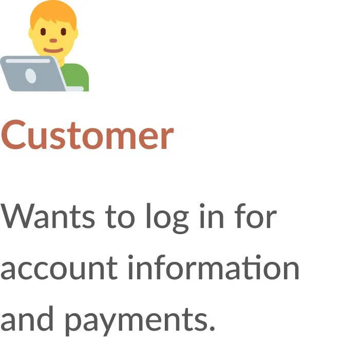 Illustration of the customer archetype