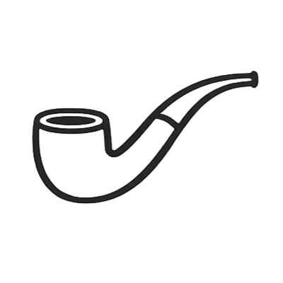 Geometric drawing of an outline square with sections divided by vertical, horizontal, and diagonal lines.
