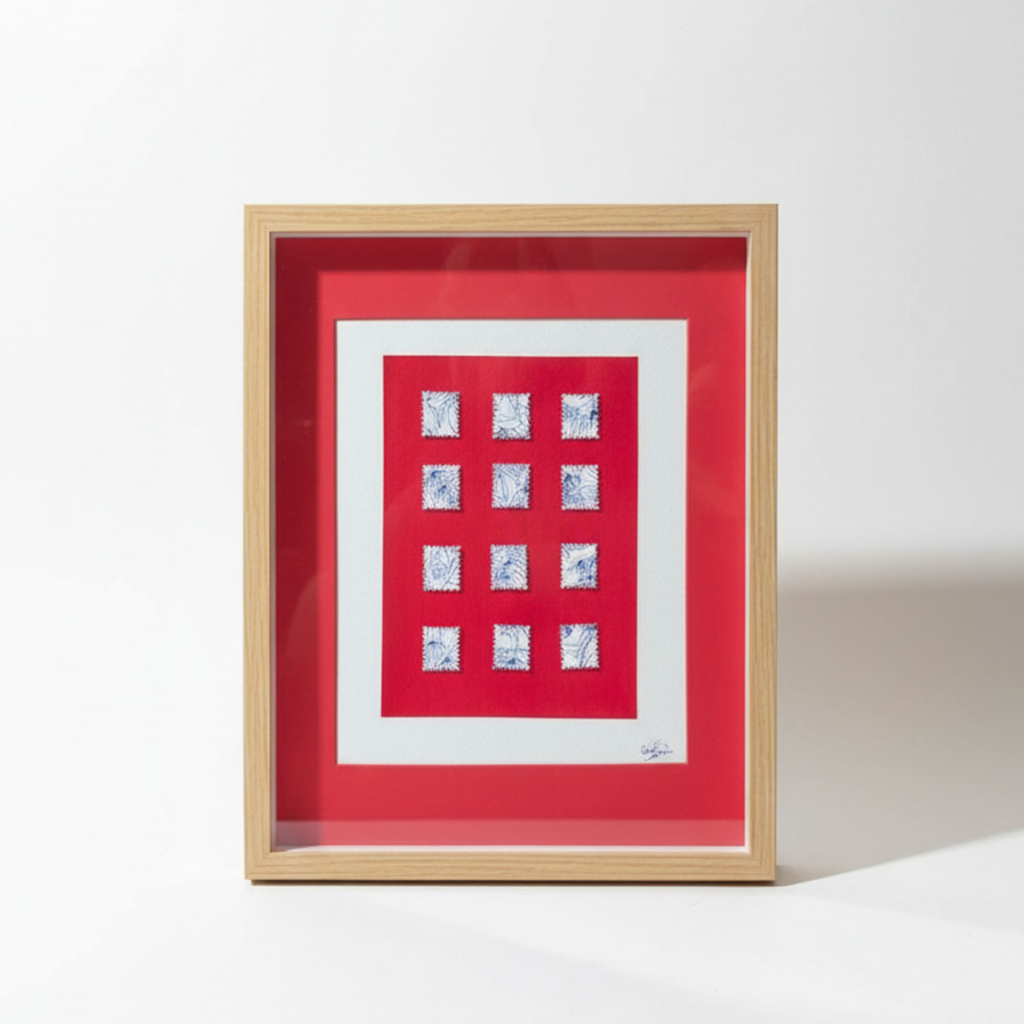 Estampillas floradas