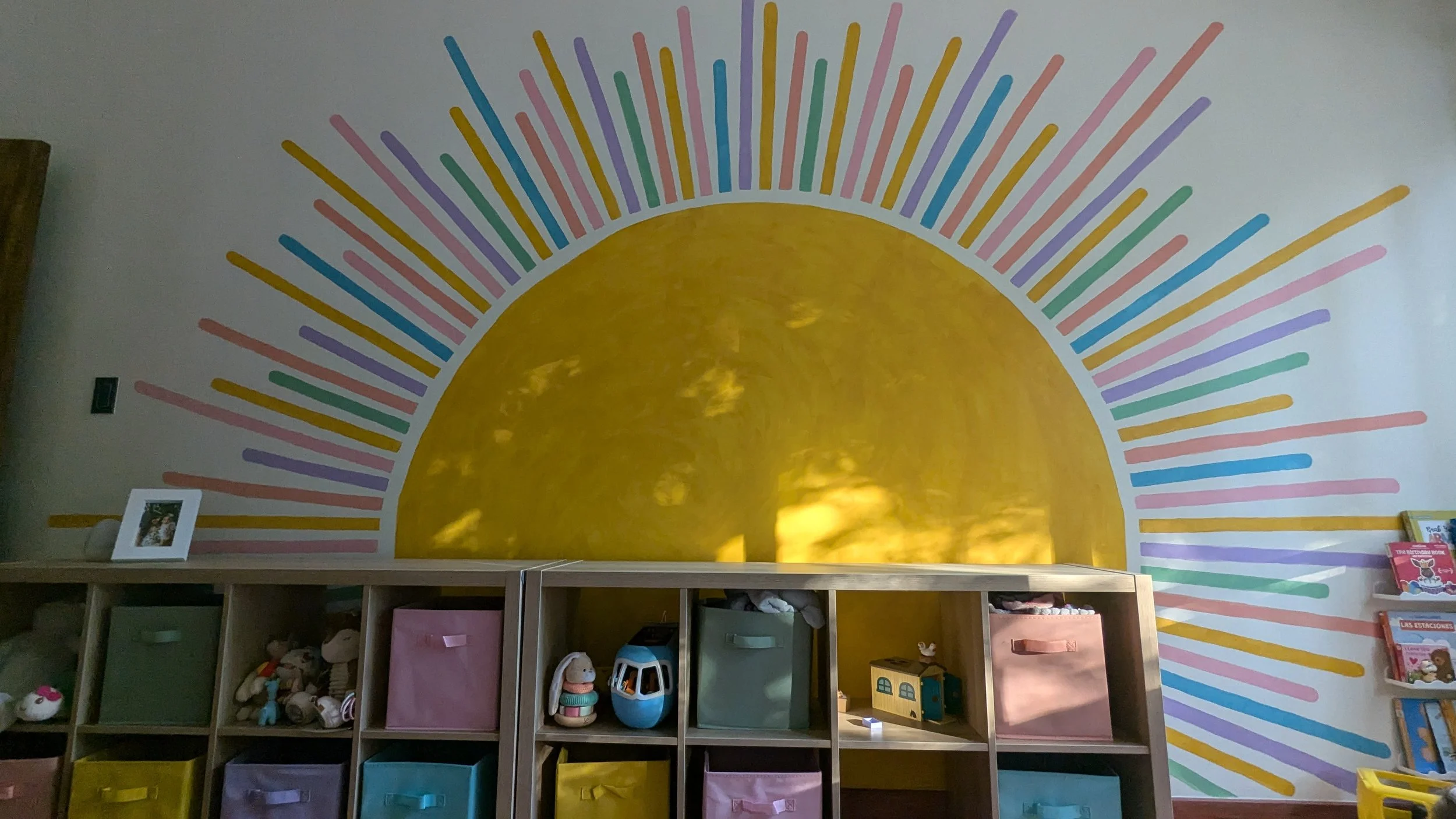 El sol de colores