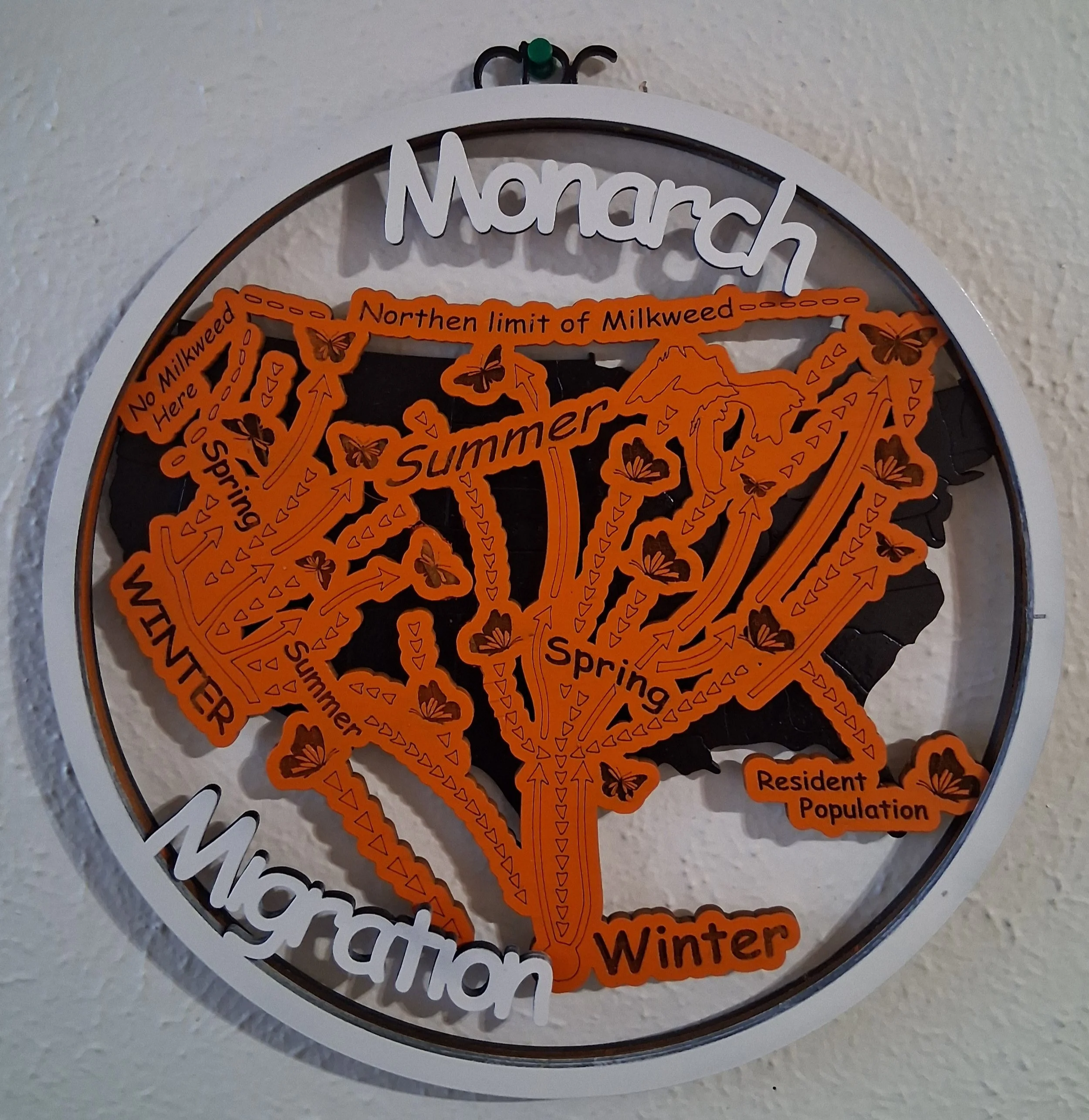 Monarch Migration Wreath