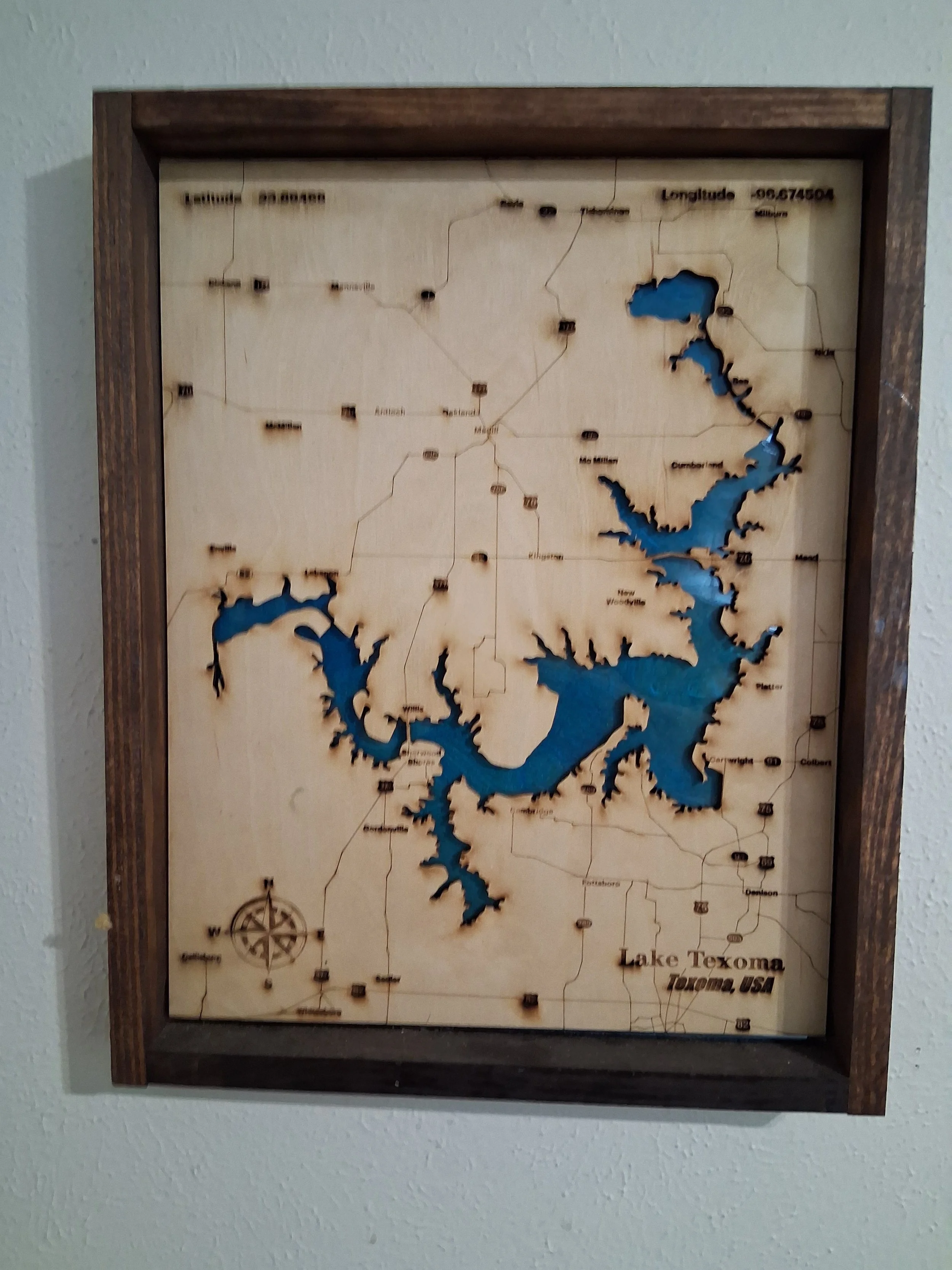 Framed Lake Texoma