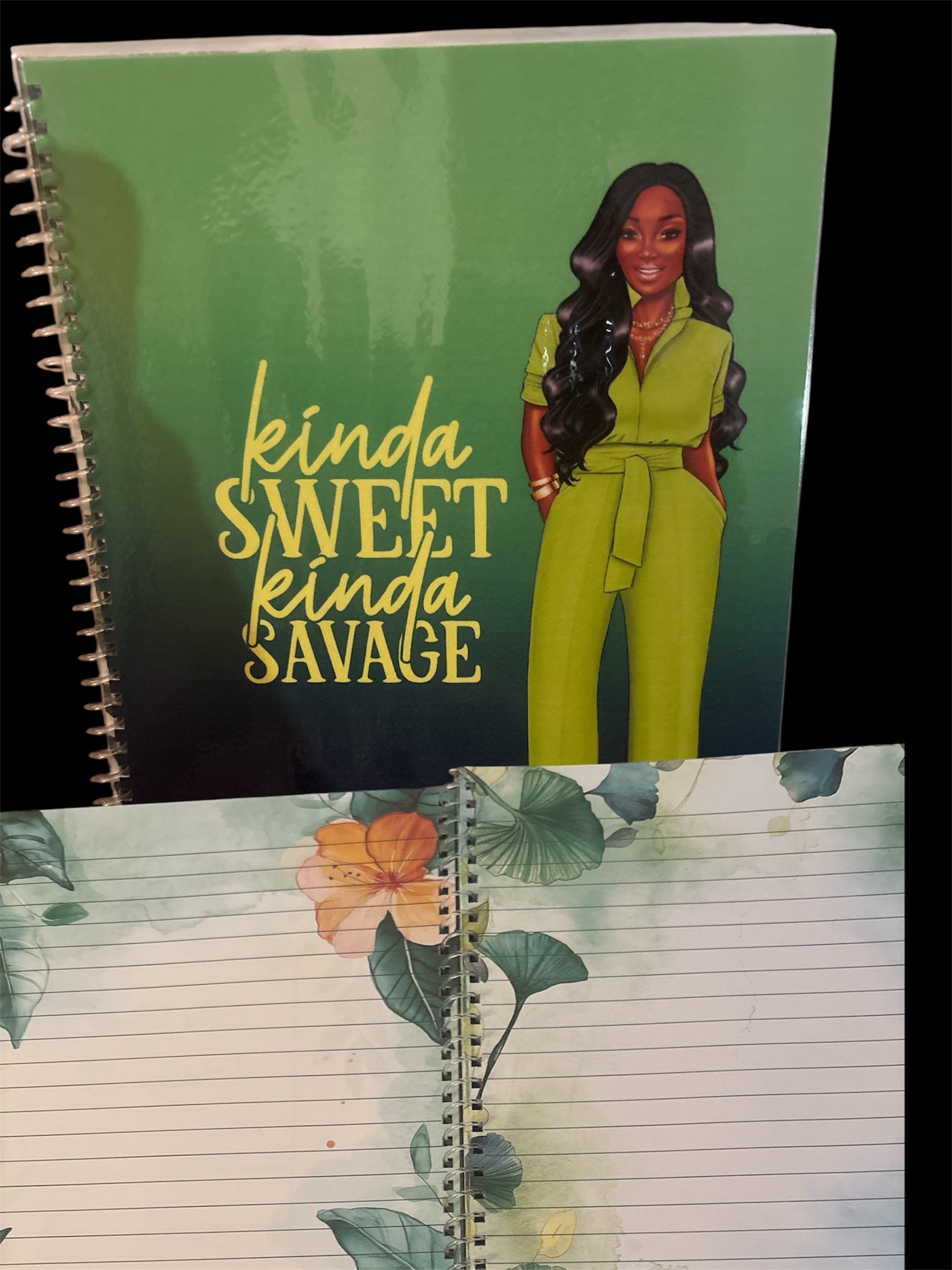 'Kinda Sweet, Kinda Savage' Spiral Notebook