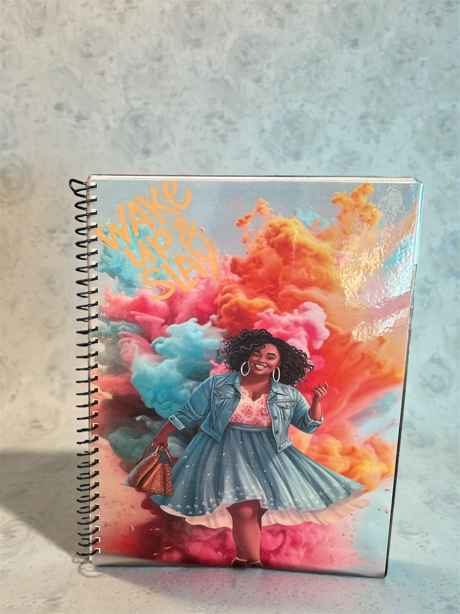 'Wake Up & Slay' Spiral Notebook