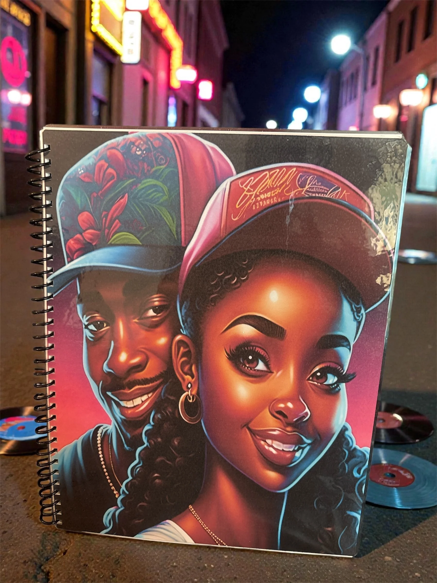 Vibrant Custom Print Notebook