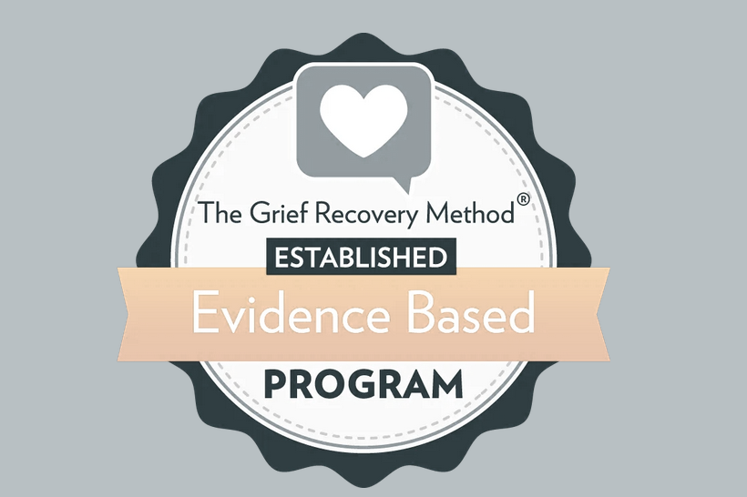 The Grief Recovery Method Certified Program Logo,  established evidence-based healing grief program