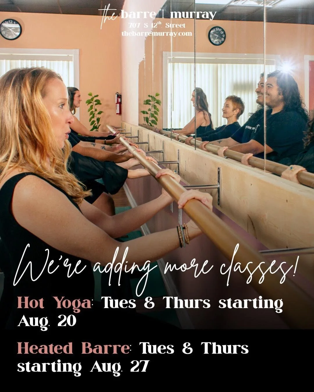 You asked, we listened, we&rsquo;re DOUBLING our heated and hot classes!

Beginning this week, Hot Yoga with Kimberly will now be offered Tuesday AND Thursday at 6:00pm.

Learn to enhance your skills, and develop new ones, while elevating your mind-b