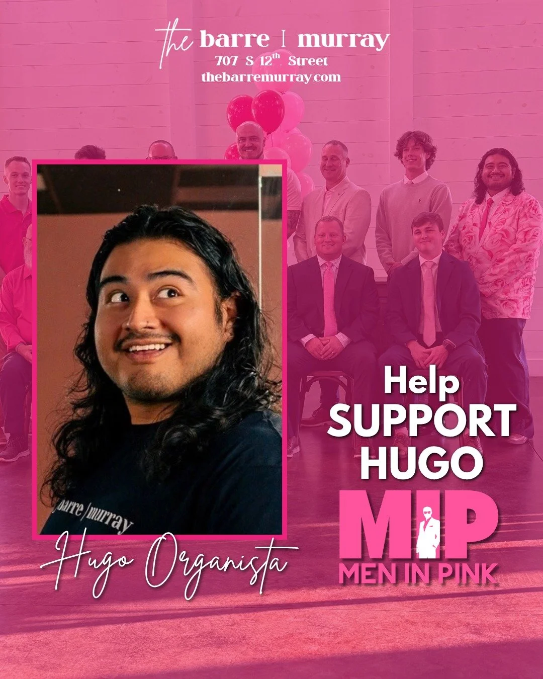 🩷 Help us support our owner, Hugo!

This October, Hugo is participating in the Men in Pink campaign benefiting The Foundation at Murray-Calloway County Hospital and helping support cancer patients right here in our community.

We&rsquo;re proud to s
