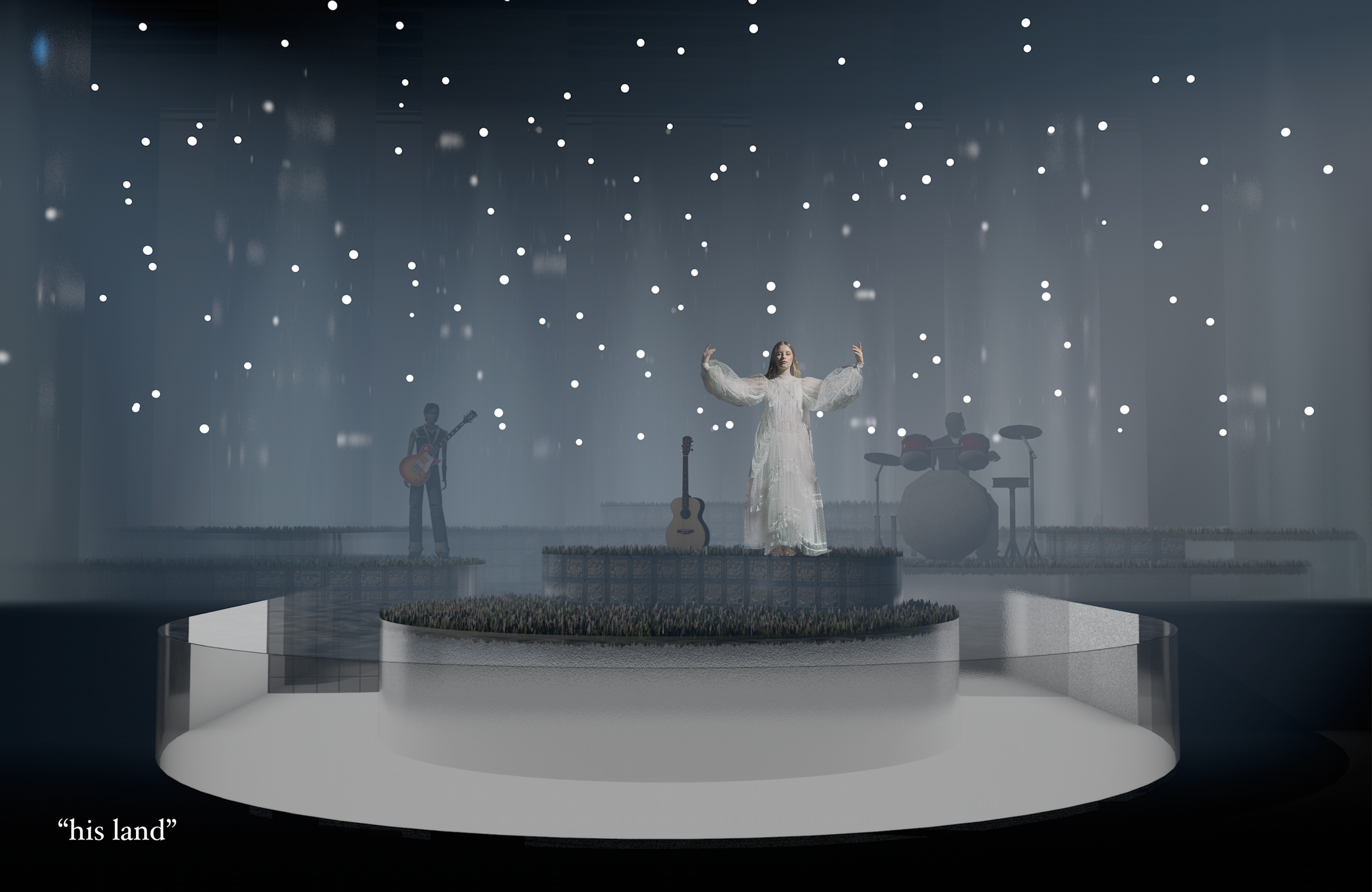 3D Rendering - "his land"