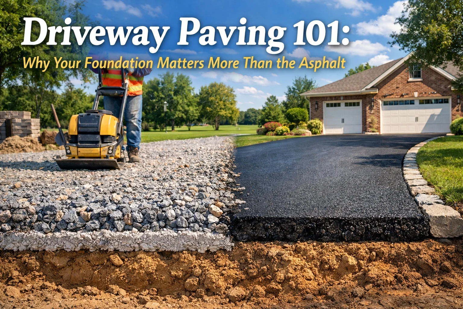 Driveway Paving 101: Why Your Foundation Matters More Than the Asphalt