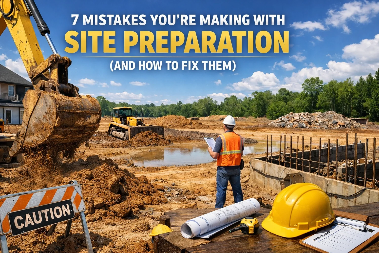 7 Mistakes You’re Making with Site Preparation (and How to Fix Them)
