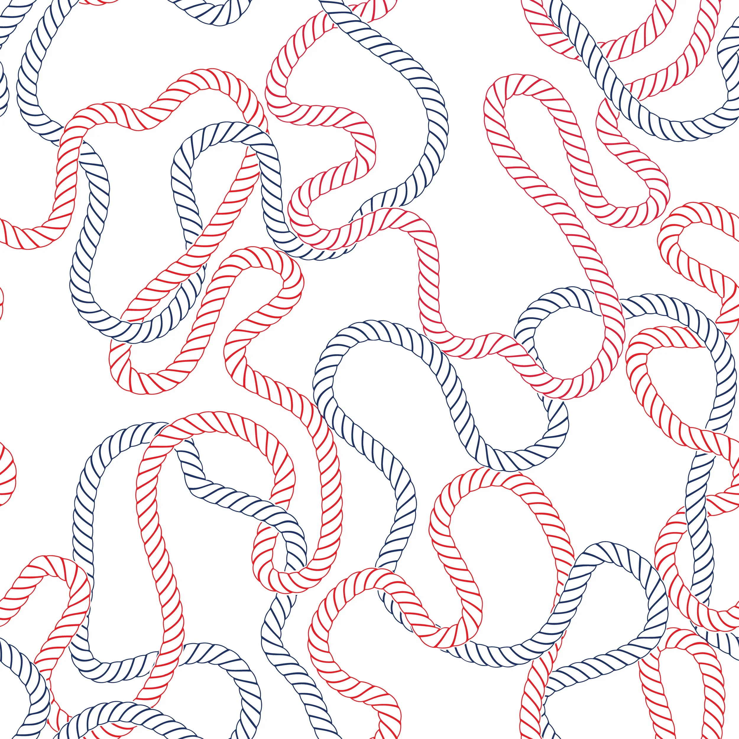 Nautical Blue and Red