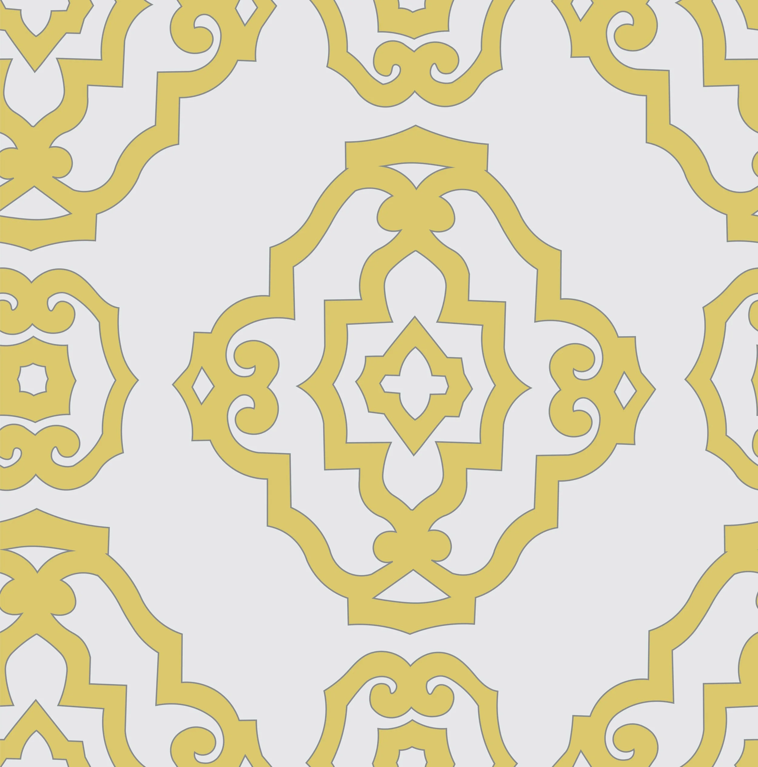 Casablanca Medallion Saffron 