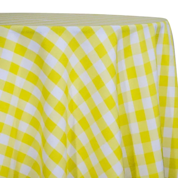 Bright Yellow Gingham