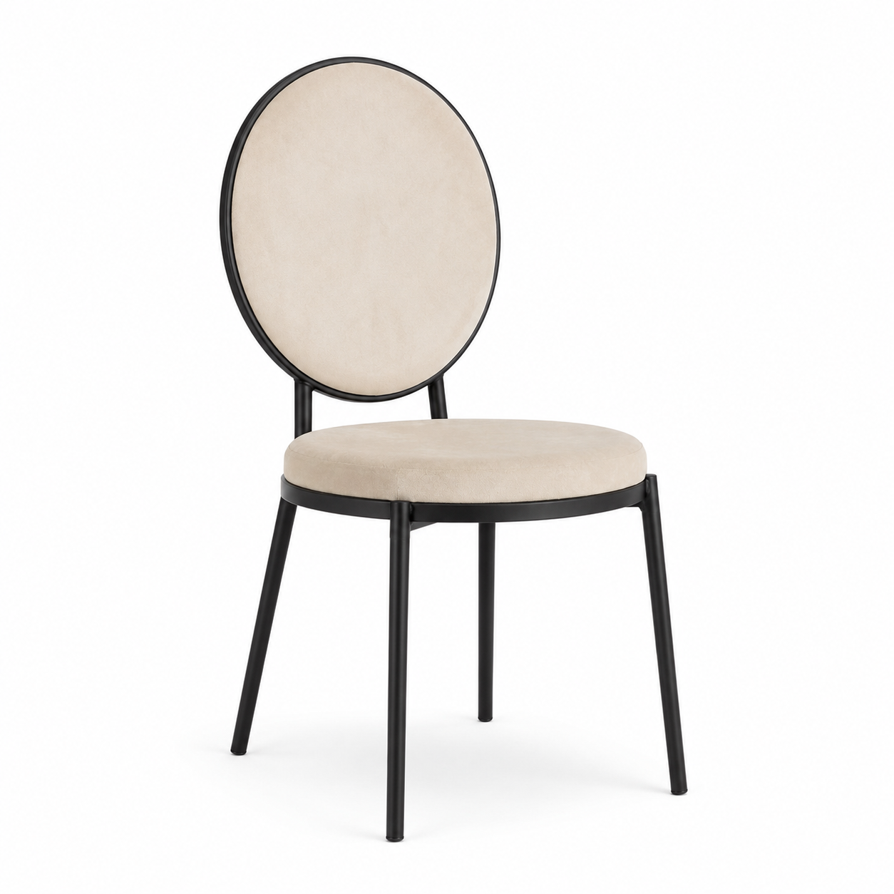 Mila Black Velvet Chair
