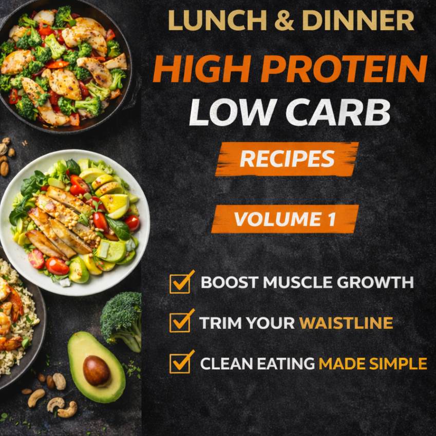 Lunch & Dinner High Protein Low Carb Recipes Volume 1 