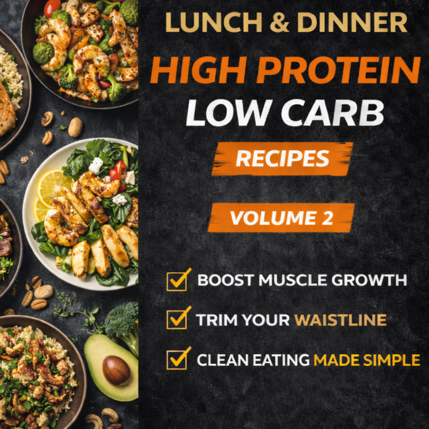 Lunch & Dinner High Protein Low Carb Recipes Volume 2