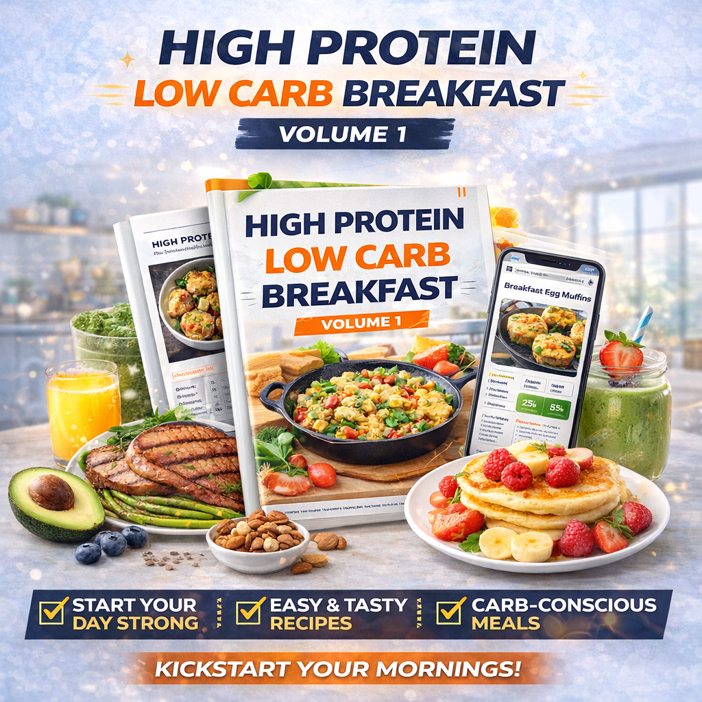 Breakfast Recipes High Protein Low Carb Volume 1