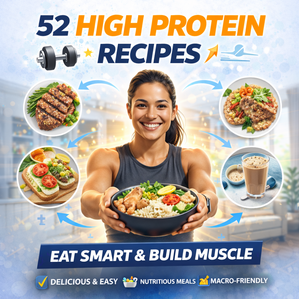 52 High Protein Recipes 