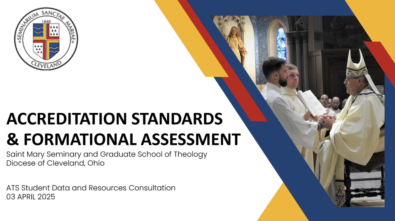 Formational Assessment at Saint Mary Seminary - Cleveland