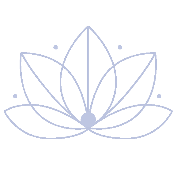 Lotus icon minimal drawing style