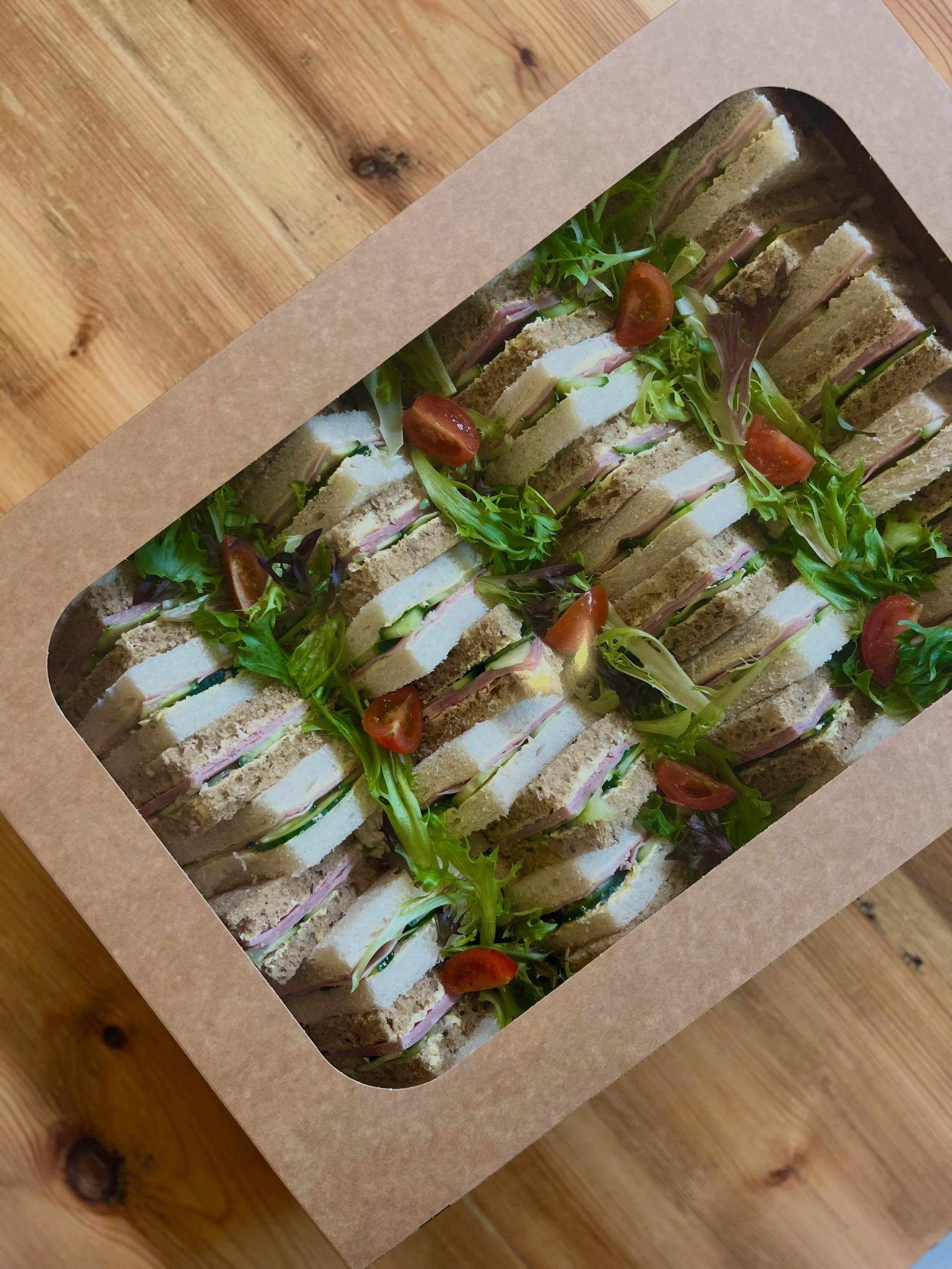 Planning an event? Leave the catering to us.
🫒 
Reliable, hassle-free catering from Riverside Caf&eacute;.
🍇
Collect on weekdays, 10am - 3pm.
🥨
Order today!