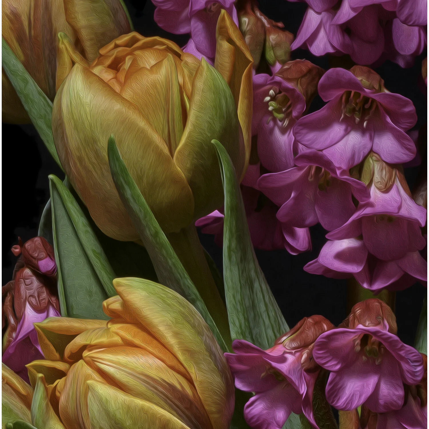 Azaleas & Tulips, 2018, Archival Pigment Print, Limited Editon (Details Series) 