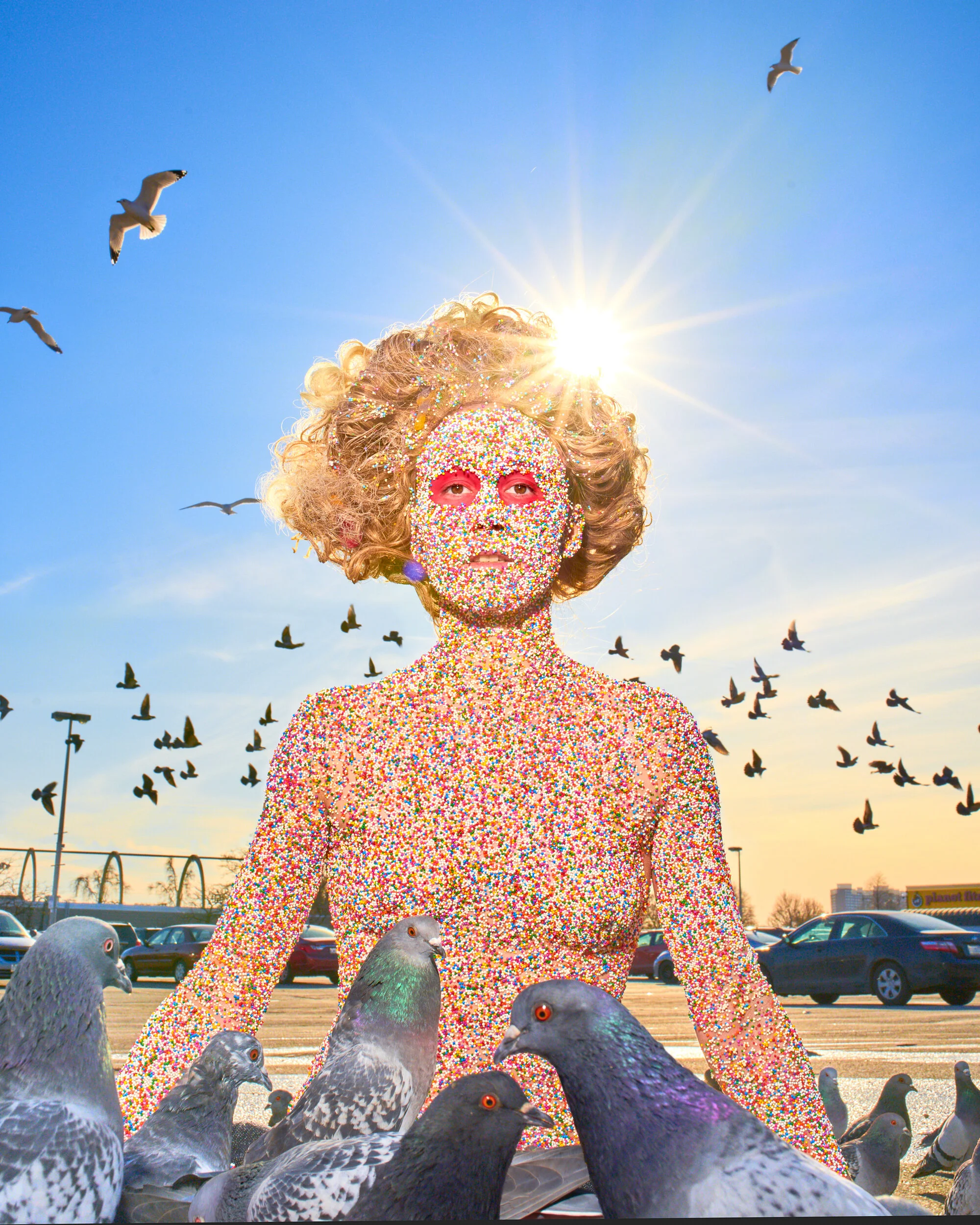 Sage Szkabarnicki-Stuart, Columbia livia, 2020It is unknown where Rock Doves (Columbia livia) originally came from. They appear to have travelled alongside humans and have established themselves in cities around the world. Skeletal remains of Rock D…