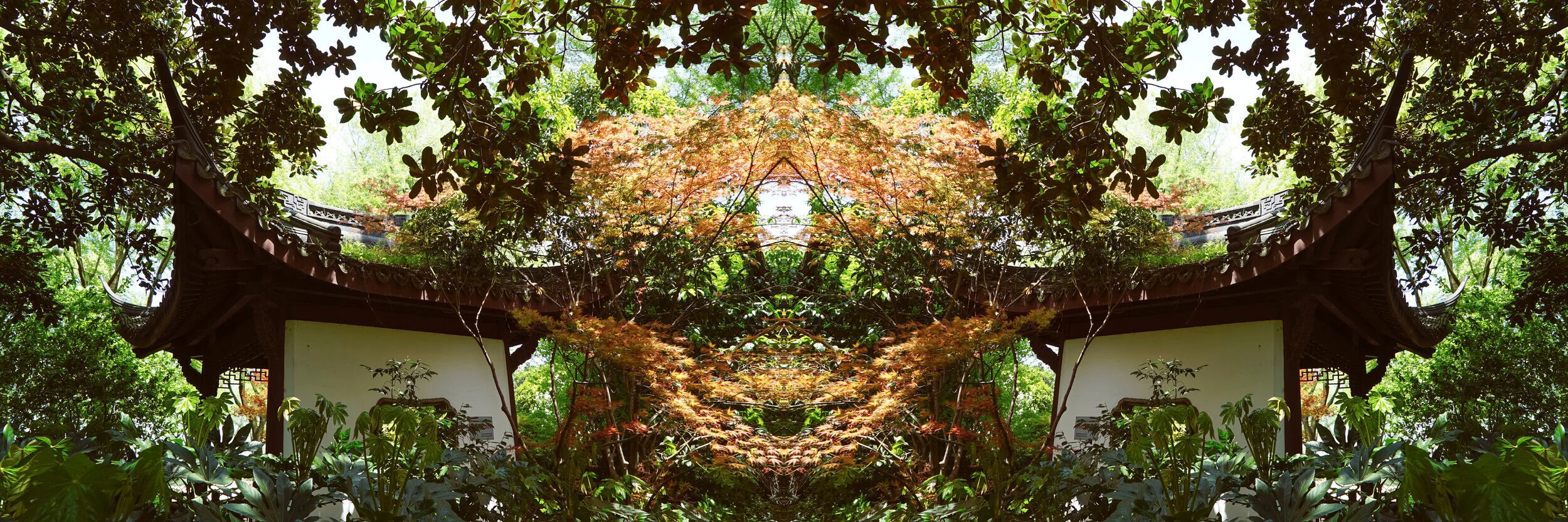 West Lake Soul Retreat 1., 2019, Chomira print on Aluminum Composite Panel, 52” x 20”, edition 3 of 6