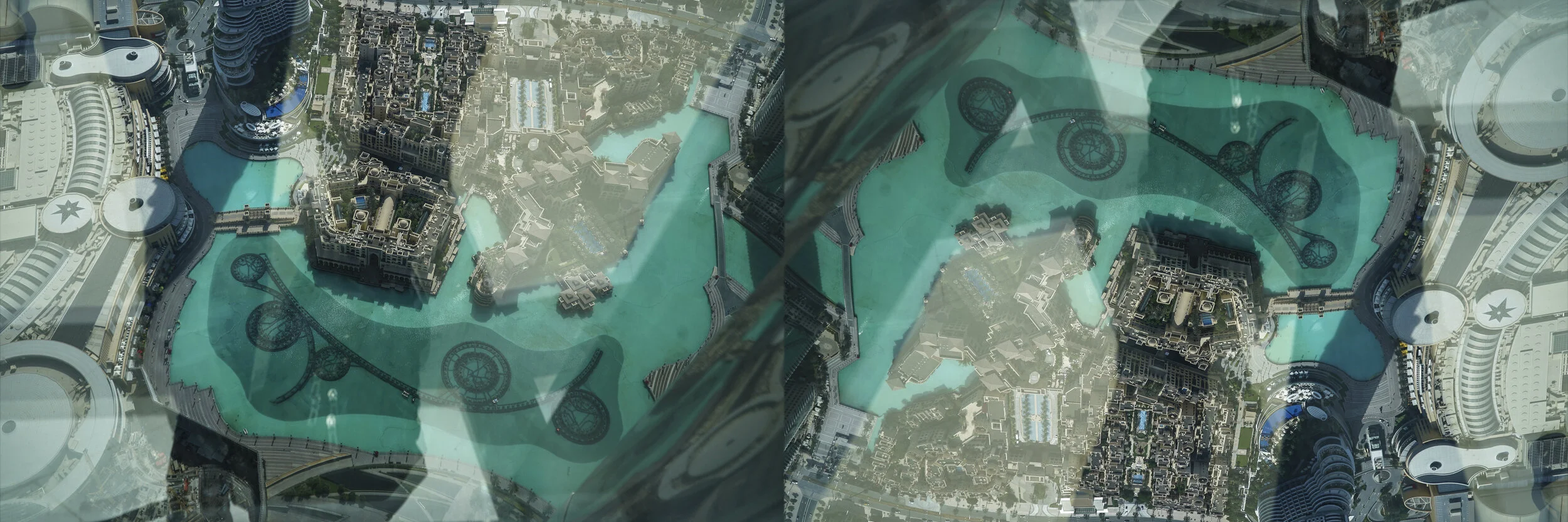 Arabesque 1., 2019, Chomira print on Aluminum Composite Panel, 52” x 20”, edition 2 of 4