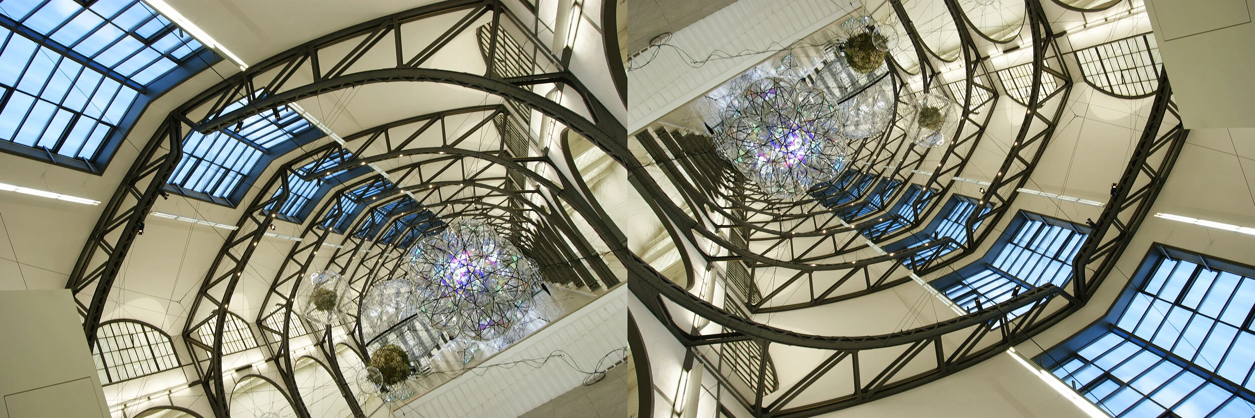 Under the Cloud City: Saraceno’s Arch, 2019, Chomira print on Aluminum Composite Panel, 36” x 12” (also available in 52” x 20”), edition 2 of 4