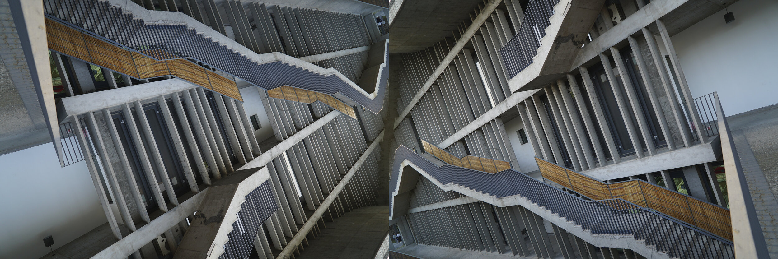 Stairchitectures, 2019, Chromira print on Aluminum Composite Panel, 34” x 12”, (also available in 52” x 20”), edition 1 of 4