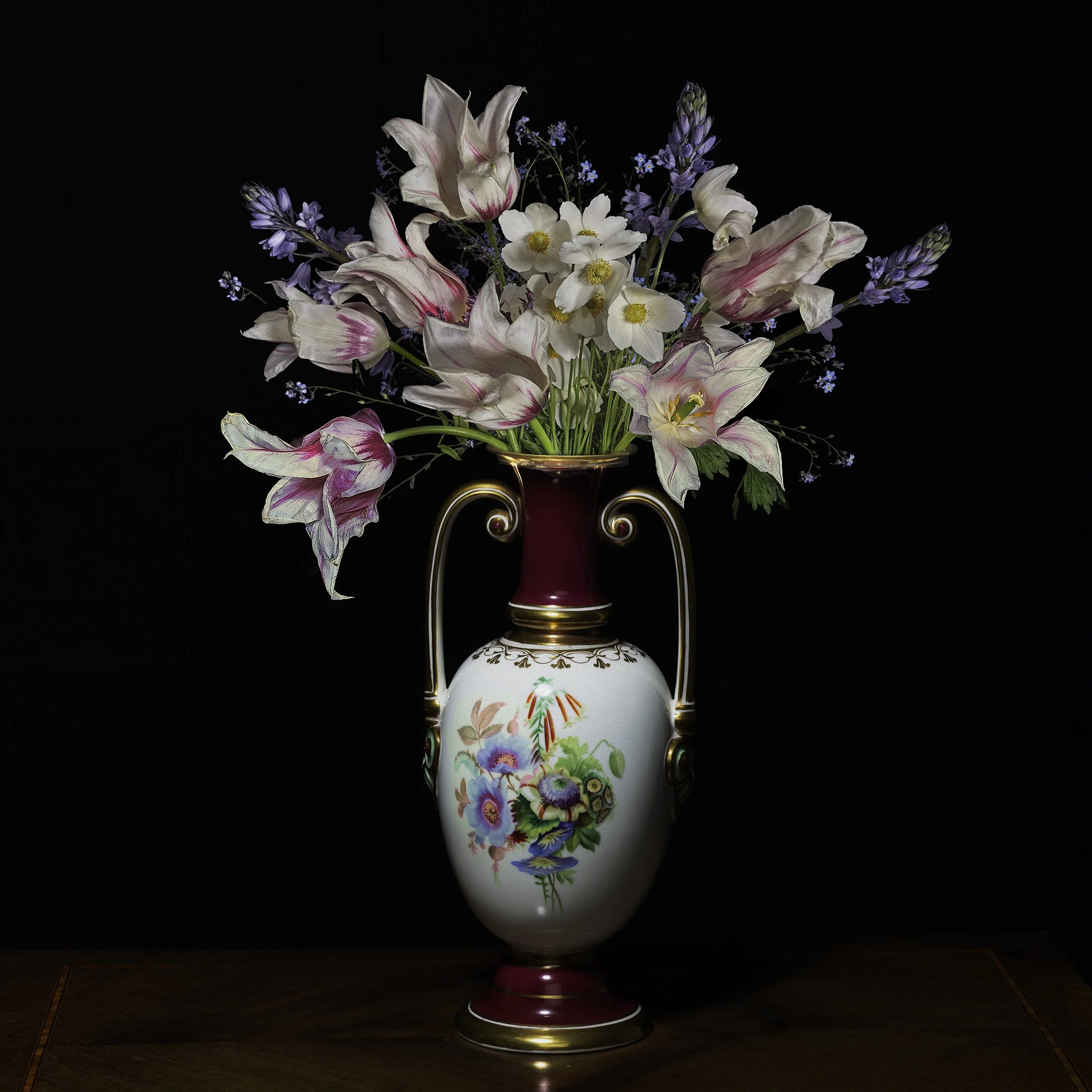 Spring Bouquet in a Ceramic Vase, 2021, Archival Pigment Print, Limited Edition