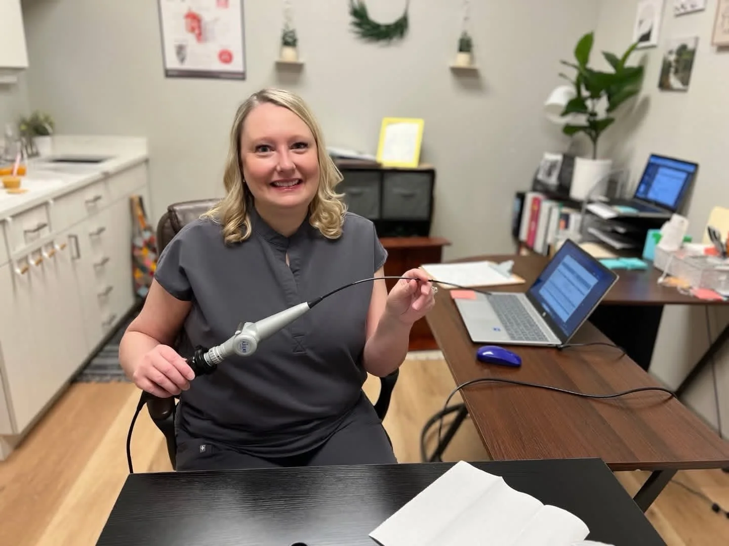 🙌 We are so proud to be the only clinic in the region to currently offer mobile FEES. As SLPs who have experience in skilled nursing facilities and hospitals, we saw the tremendous need in our community for this service. Some patients were having to