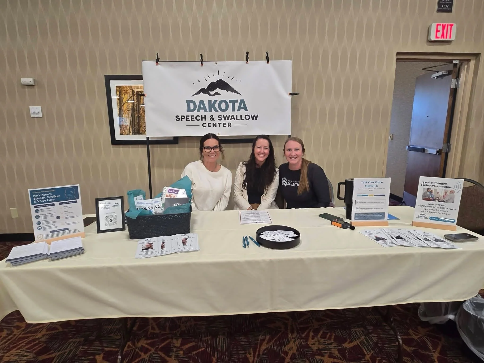 We had the honor of being a part of the South Dakota Parkinson Foundation Fall Conference and were able to meet with so many people from our region. (And we always enjoy connecting with our friends in other disciplines while we create new ideas for o