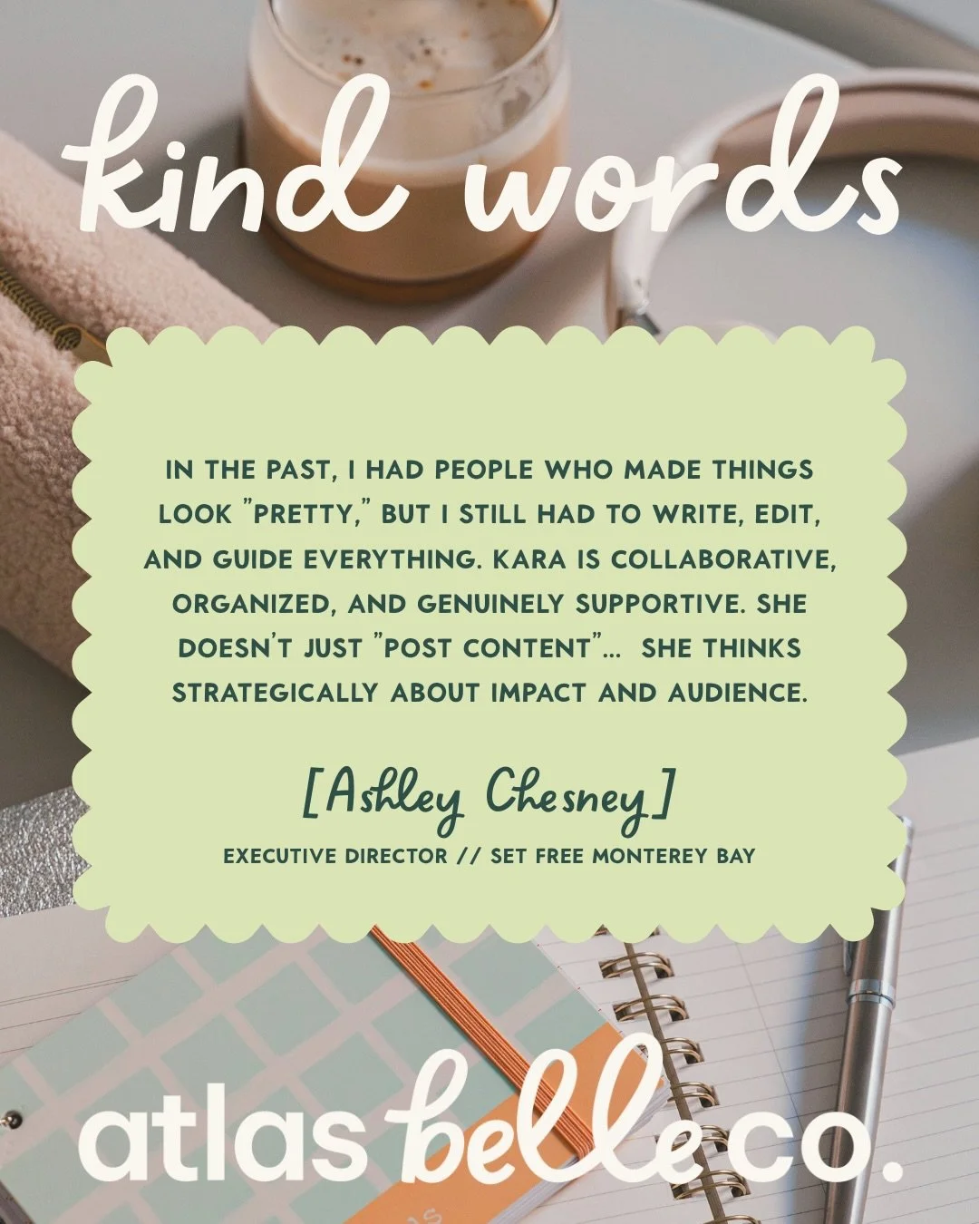 Kind words from a current client 🤍

Looking for social media support for your small biz or nonprofit? Let&rsquo;s connect via DM while my website is under construction! 🫶🏼