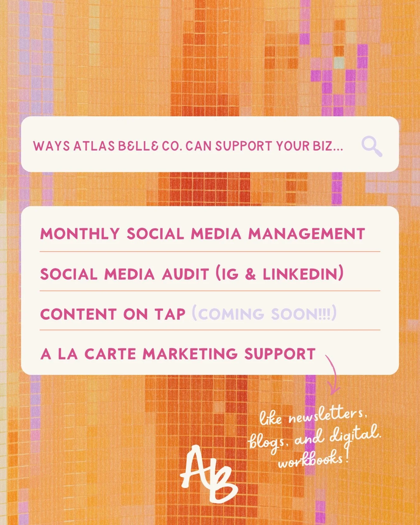 GUESS WHAT?!

My BRAND NEW website is ✨ officially ✨ launching on 3/3, along with TWO new services geared towards solopreneurs &amp; biz owners who are just getting started. 

Want to chat about how my services could help support your biz goals? 

Se