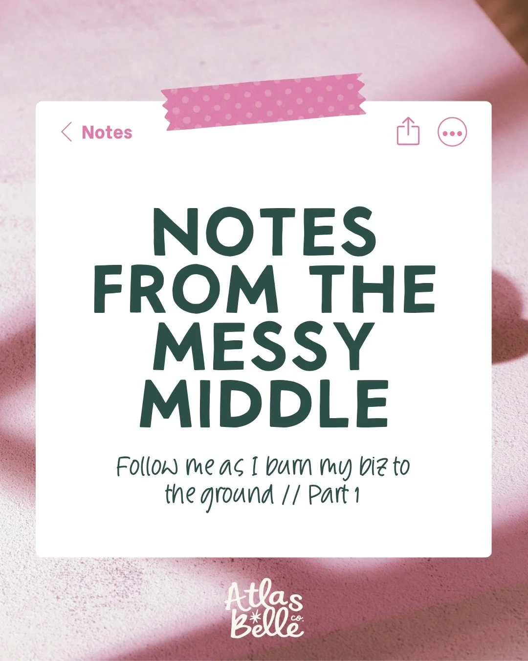 My mental health struggles, my personal (ongoing) evolution, my capacity as a mom of 2 without any grandparents to lean on &mdash; all of these things tie into my entrepreneurial journey. 

No shade on those who have partners who make loads of money,