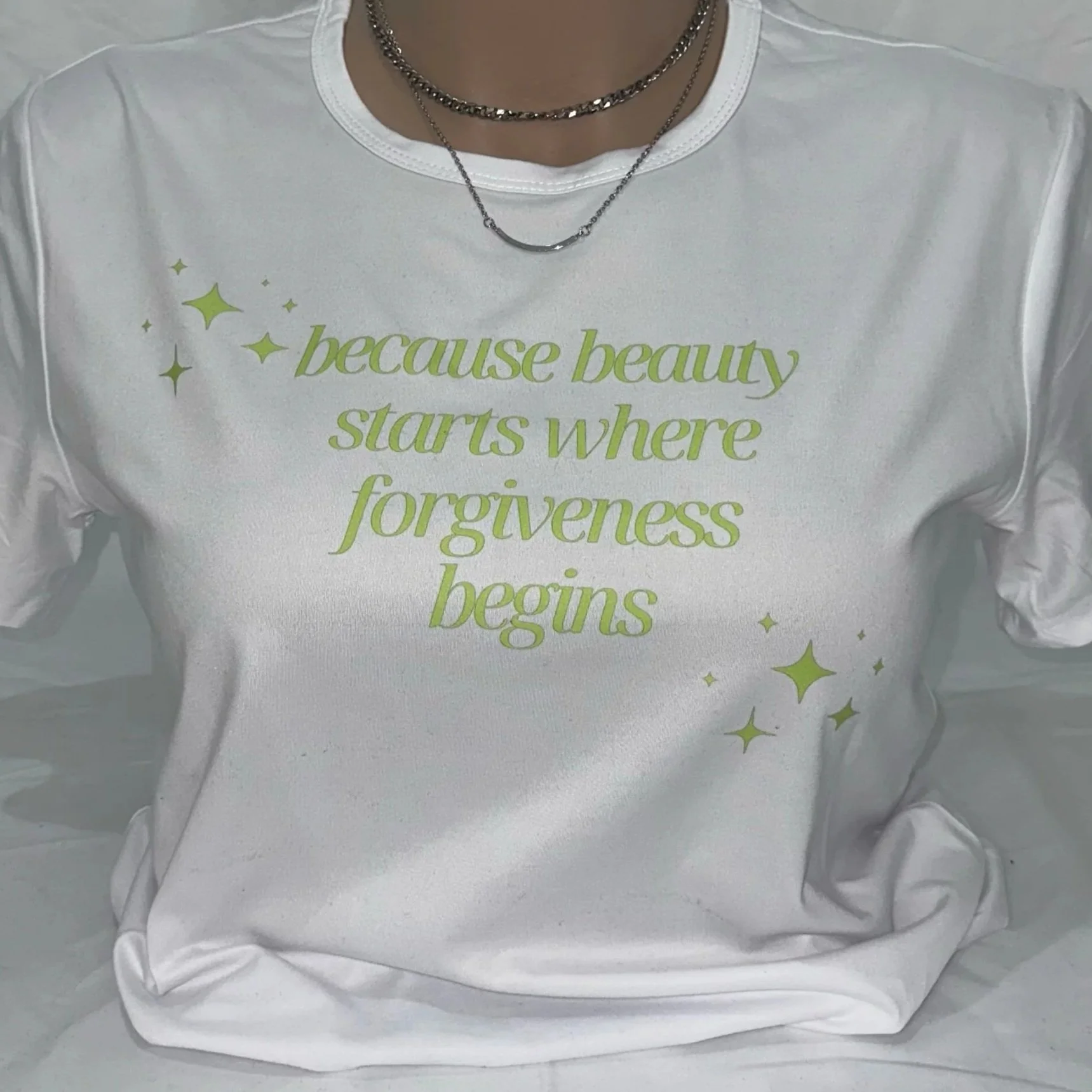 Inspirational Quote T-Shirt - Beauty Begins