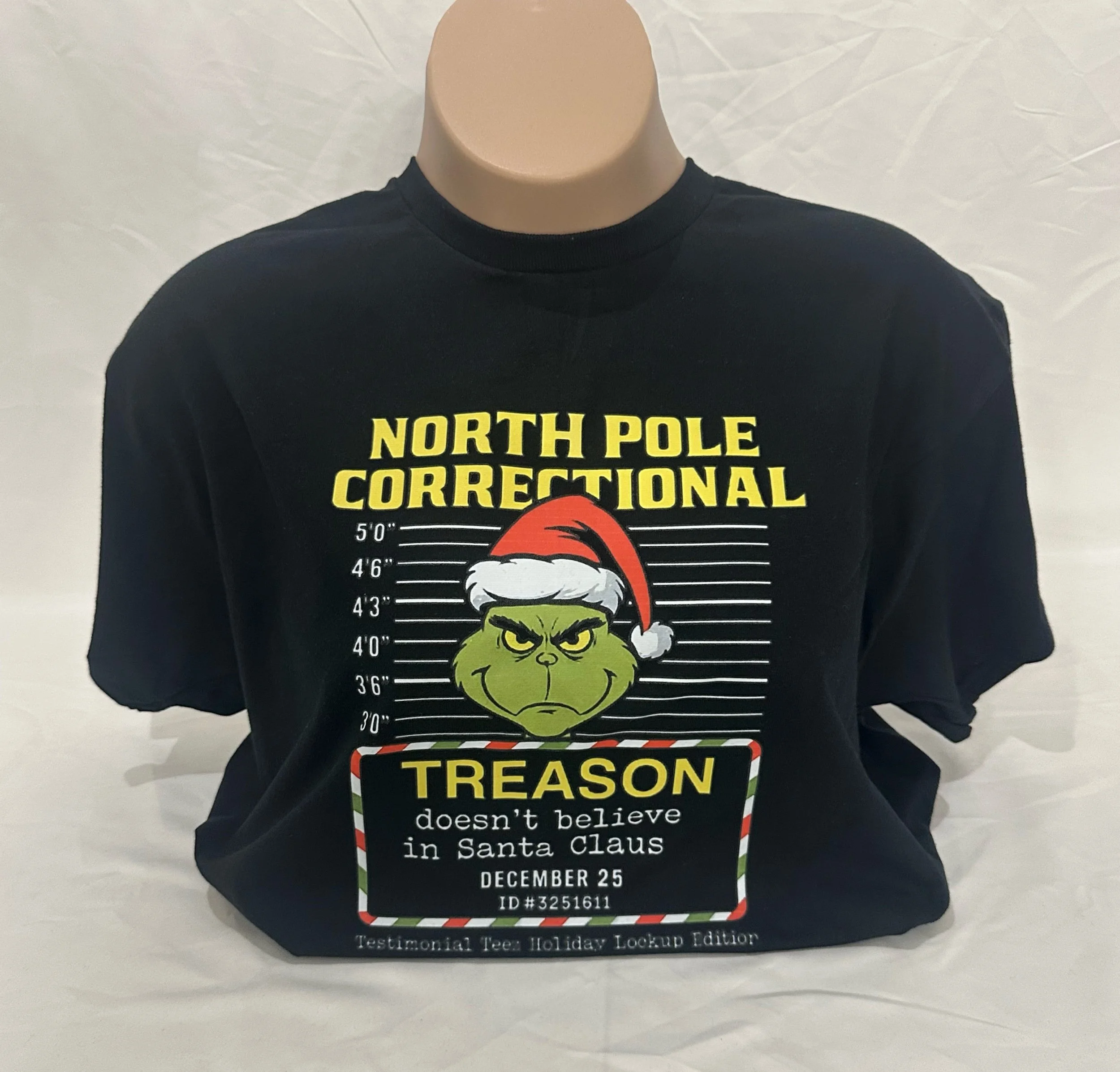 North Pole Correctional Grinch Tee