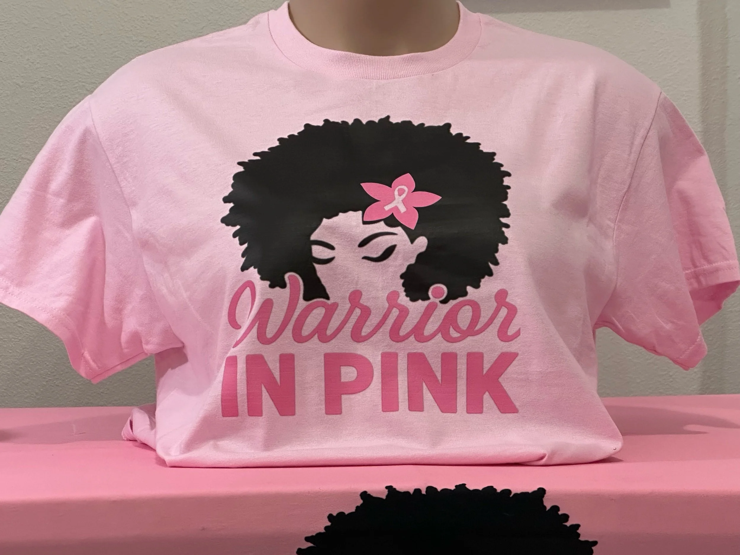 'Warrior in Pink' Breast Cancer Awareness T-Shirt